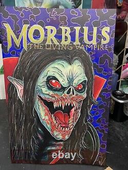 Comic book sketch cover original art Morbius