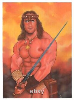 Conan (11x17) Original Comic Art by David Baldo