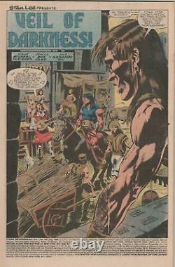 Conan the Barbarian #160 page 1 by Bob Camp and Armando Gil TITLE PAGE 1984