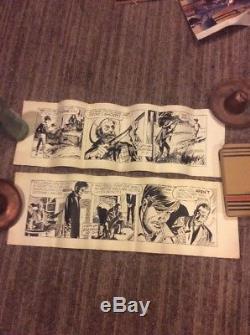Craig Flessel Original Comic Art Drawings Lot Of 2. 100% Genuine/Authenitc