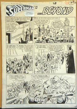 Curt Swan Original Art 1988 Action 611 Superman Double Page Spread