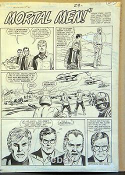 Curt Swan Original Art 1988 Action 611 Superman Double Page Spread