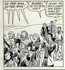 Curt Swan Original Art 1988 Action 611 Superman Double Page Spread