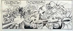 Curt Swan Original Art 1988 Action 611 Superman Double Page Spread