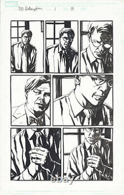 DAREDEVIL REDEMPTION #1 ORIGINAL COMIC ART by MICHAEL GAYDOS- MARVEL COMICS