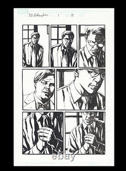 DAREDEVIL REDEMPTION #1 ORIGINAL COMIC ART by MICHAEL GAYDOS- MARVEL COMICS