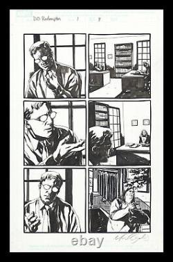 DAREDEVIL REDEMPTION ORIGINAL COMIC ART by MICHAEL GAYDOS- MARVEL COMICS