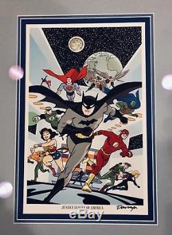 DARWYN COOKE Justice League FRAMED & SIGNED Limited Edition Art Print