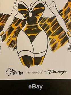 DARWYN COOKE Original Sketch of STORM Ororo Munroe X-MEN ARTWORK OOAK