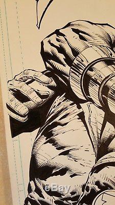 DAVID FINCH Justice League International 9 COVER Richard Friend inks