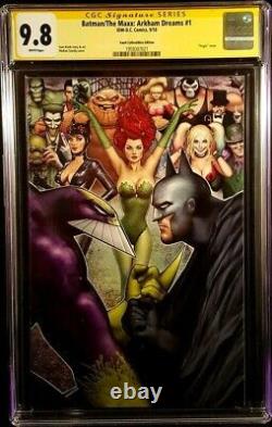 DC Comics BATMAN MAXX ARKHAM DREAMS #1 CGC SS 9.8 Virgin + Original Art Sketch 1