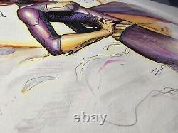 DC Comics Batgirl Original Art Clay Mann Sketch- Nathan Szerdy colors