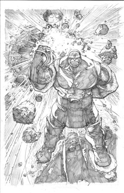 Dc Comics Darkseid Original Fan Art 11 X 17 Fully Penciled Villain