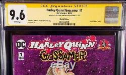 DC Comics HARLEY QUINN GOSSAMER #1 CGC SS 9.6 Original Art Sketch BATMAN JOKER