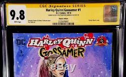 DC Comics HARLEY QUINN GOSSAMER #1 CGC SS 9.8 Original Art Sketch BATMAN JOKER