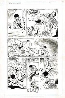 DC Comics War Unknown Soldier #6 Original Comic Art Page Battle Action Artwork