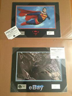 DC Direct Superman & Batman Signature Prints Alex Ross 16x20 Signed & Numbered