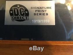 DC Direct Superman Peace On Earth Signature Signed Print Alex Ross Framed 2001