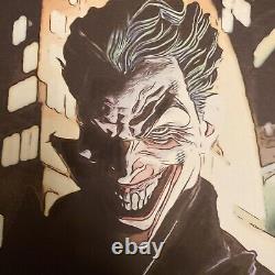 DC Joker Batman Animated ORIGINAL COMIC ART Chris Conidis