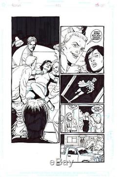 DC Vertigo PREACHER #52 Steve Dillon ORIGINAL ART Garth Ennis 1999 Tulip & Amy