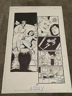 DC Vertigo PREACHER #52 Steve Dillon ORIGINAL ART Garth Ennis 1999 Tulip & Amy