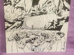 DCeased War of the Undead Gods #4 Original Art Page #11 SIGNED by Andy Lanning