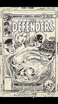 DEFENDERS #65 COVER MARVEL Original Comic Book Bronze Art 1978