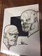 Dexter Vines Original Art Sketch Captain America & Red Skull Marvel Comics Twt1