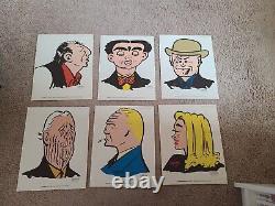 DICK TRACY Art by CHESTER GOULD cartoonist NCS 1970's