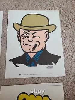 DICK TRACY Art by CHESTER GOULD cartoonist NCS 1970's