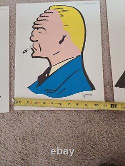 DICK TRACY Art by CHESTER GOULD cartoonist NCS 1970's