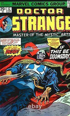 DOCTOR STRANGE IF THIS BE DOOMSDAY GENE COLAN 1970s COVER ART TRANSPARENCY