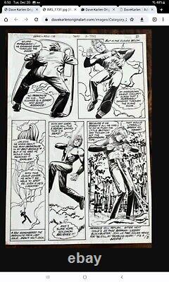 Dan Spiegle BRAVE AND THE BOLD Original DC Comic Page Art NEMESIS 7