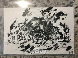 Daniel Warren Johnson Ghost Rider Commission Sketch Original Art Skywalker