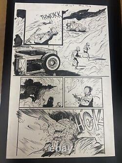 Daniel Warren Johnson Original Art Page-ghost Fleet 3 Page #3 Dark Horse Comics