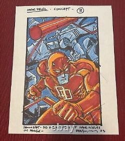 Daredevil Concept Original Artwork by TMNT Co Creator Kevin Eastman