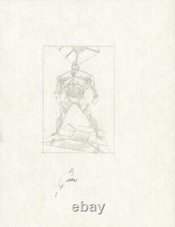 Daredevil Cover Prelim B Signed pencil art by Joe Quesada