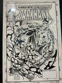 Darkhawk 36 Original Comic Art Cover! Venom