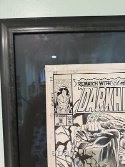 Darkhawk 36 Original Comic Art Cover! Venom