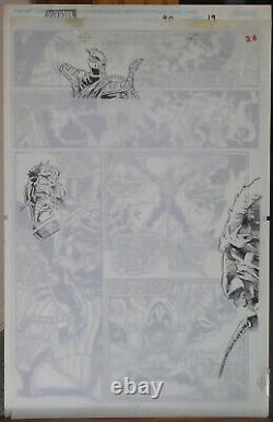 Darkhawk 40 page 19 Original art Tod Smith Ian Akin 1994