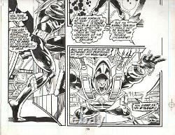 Darkhawk 40 page 19 Original art Tod Smith Ian Akin 1994