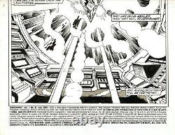 Darkhawk 41 page 1 Original art splash page Tod Smith Ian Akin 1994