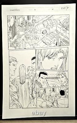 Darkminds Issue #3 Page 07 Original Comic Book Art Art by Pat Lee! Dreamwave