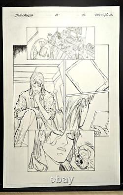 Darkminds Issue #4 Page 15 Original Comic Book Art Art by Pat Lee! Dreamwave