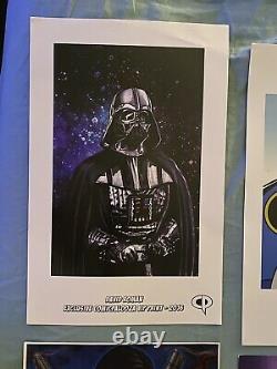 Darth Vader original comic art poster Houston Tx Comicpalooza