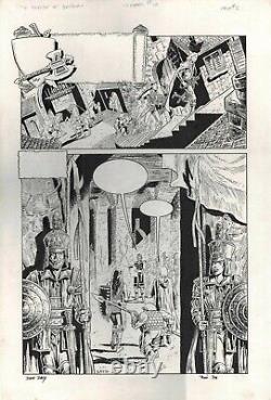 David Day Shields Of Bandran Original Comic Art Page 2/3 Splash Chapter 10 Pg 1