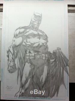 David Finch Batman Full Cover Quality Original Commission -11 X 17- Amazing