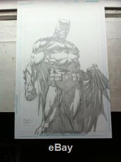 David Finch Batman Full Cover Quality Original Commission -11 X 17- Amazing