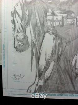 David Finch Batman Full Cover Quality Original Commission -11 X 17- Amazing