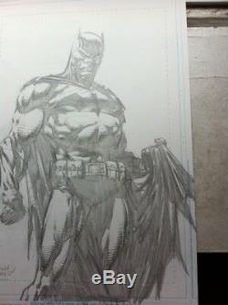 David Finch Batman Full Cover Quality Original Commission -11 X 17- Amazing